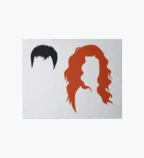 Minimalist Will & Grace Art Board