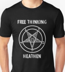 "Free Think Heathen" Baphomet Unisex T-Shirt