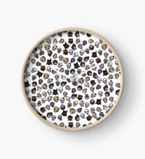 The Binding of Isaac characters pattern Clock