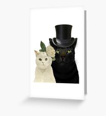 Charming Cats Wedding Greeting Card