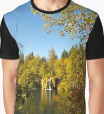 The waterfall between the trees II Graphic T-Shirt