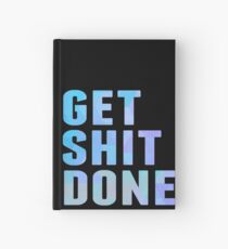 Cuaderno de tapa dura Mierda, azul