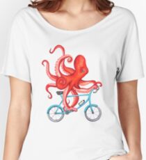 Cycling octopus Women's Relaxed Fit T-Shirt