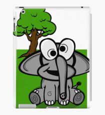 Goofy Cartoon Elephant iPad Case/Skin