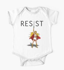 Body de manga corta para bebé She-Ra dice "RESISTIR"