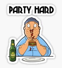 Teddy - Party Hard Sticker