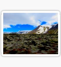 Lava field Sticker