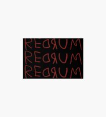 REDRUM - The Shining Art Board Print
