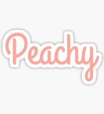 "Peachy" Sticker