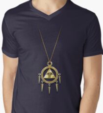 Yu-Gi-Oh! Millennium Ring Men's V-Neck T-Shirt