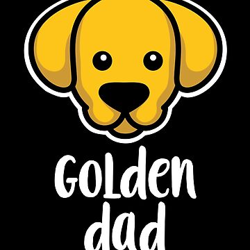Artwork thumbnail, Golden Dad Kawaii Golden Retriever Dog Owner by brandoseven