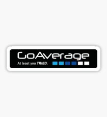 Go Average Sticker