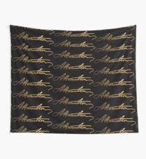 Alexander Hamilton Gold Signature Wall Tapestry