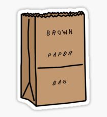 Migos Brown Paper Bag Sticker