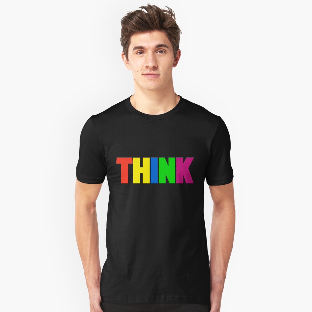 Think - NEON Slim Fit T-Shirt