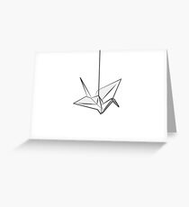 Origami Crane Greeting Card