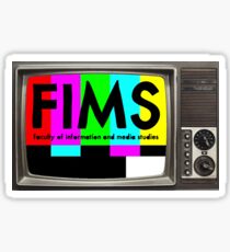 FIMS with retro TV Sticker