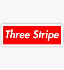 Adidas Three Stripe Supreme Logo Sticker