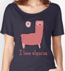 I Love Alpacas Loose Fit T-Shirt