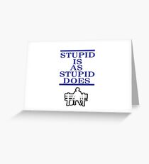 Forrest Gump Greeting Card