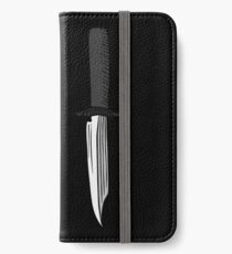 Double Dark + White Knives Illustration iPhone Wallet/Case/Skin
