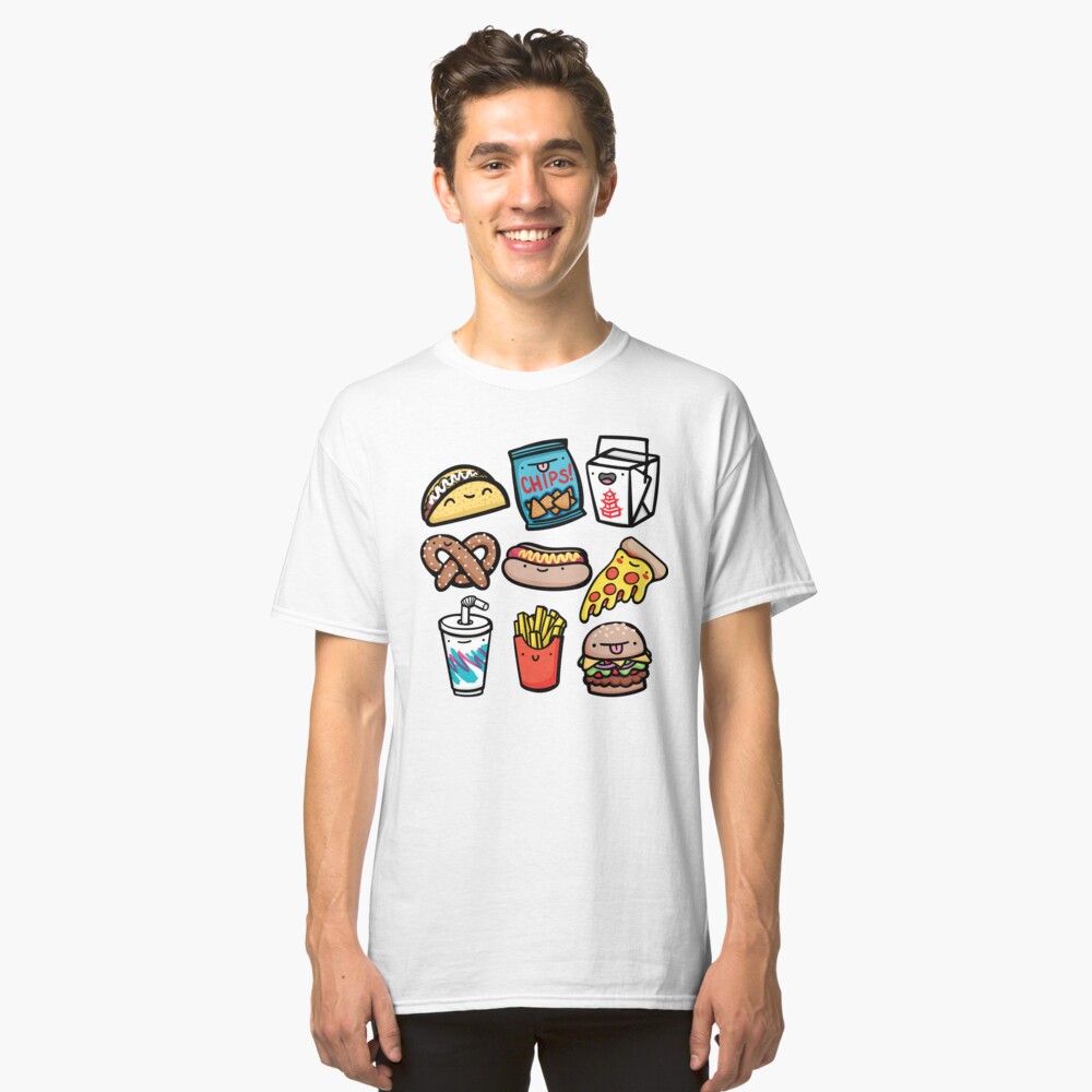 men's junk food t shirts