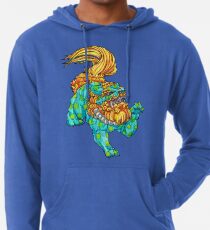 Kirschblüten-fu-Hund Leichter Hoodie