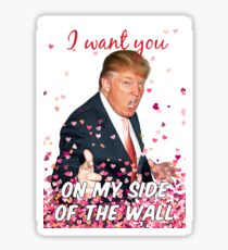 Trumpf Valentinstag Sticker