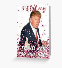 Valentines Trump Greeting Card