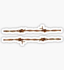 Rusty Barbed Wire Sticker