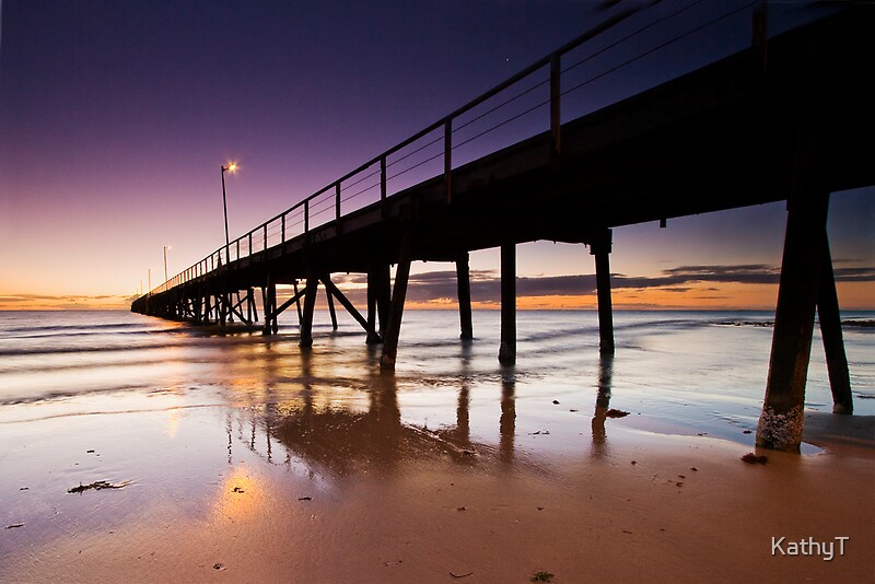 "Semaphore Jetty Adelaide" Canvas Prints by KathyT Redbubble