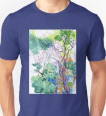 trees in the park on Montemarcello Mount Unisex T-Shirt