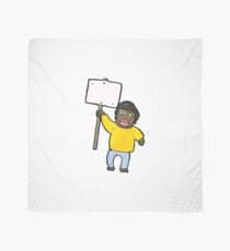 cartoon political protester Scarf