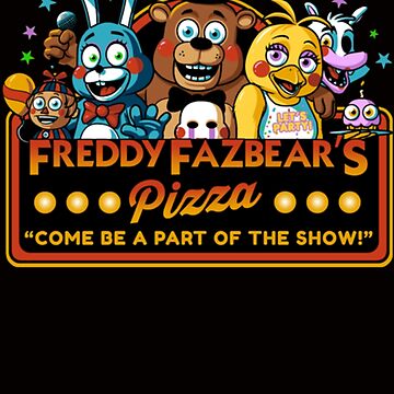 Five Nights at Freddy&x27;s Freddy Fazbear&x27;s Pizza FNAF logo Classic  T-Shirt | iPad Case & Skin