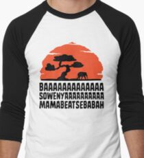 BAAAAAAAAAAAAA SOWENYAAAAAAAAAA MAMABEATSEBABAH T Shirt Men's Baseball ¾ T-Shirt