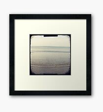 Peaceful sea Framed Print