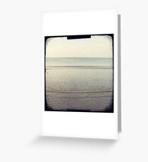 Peaceful sea Greeting Card