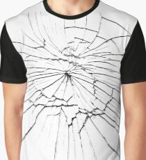 Shattered glass - cracks and shards Graphic T-Shirt