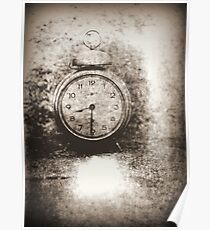 Old photo of the alarm clock Poster