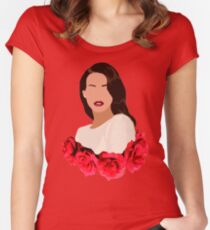 Lana del Rey Women's Fitted Scoop T-Shirt