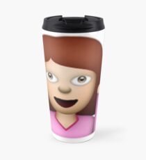 Hair Toss emoji Thermobecher