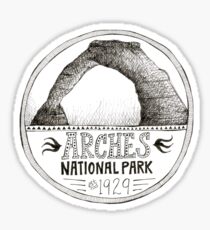 Parc national des Arches Sticker