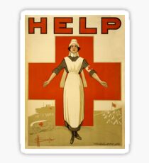 Nurse WWII Sticker