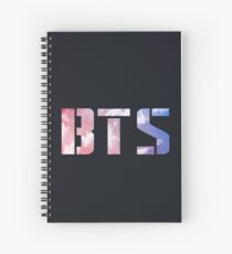Cotton Candy - Bangtan BTS Clouds Logo Spiral Notebook