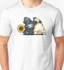 Camiseta unisex Sunny Pugs