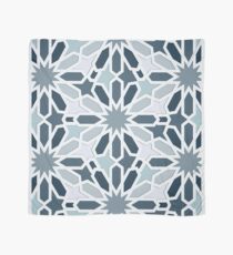 Grey Oriental Pattern Scarf