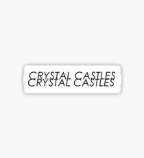 Crystal Castles logo Sticker
