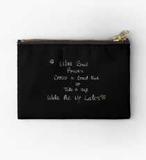 With Great Power Comes a Great Need to Take a Nap Studio Pouch