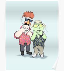 Beaker & Bunsen In Las Vegas Poster