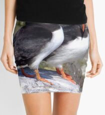 Puffins Passing time of day Mini Skirt